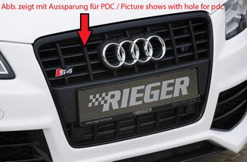 Grill geschikt voor Audi S4 (B8), zwart | A4 (B8/B81): 11.07, Auto-onderdelen, Carrosserie en Plaatwerk, Verzenden, Nieuw, Audi