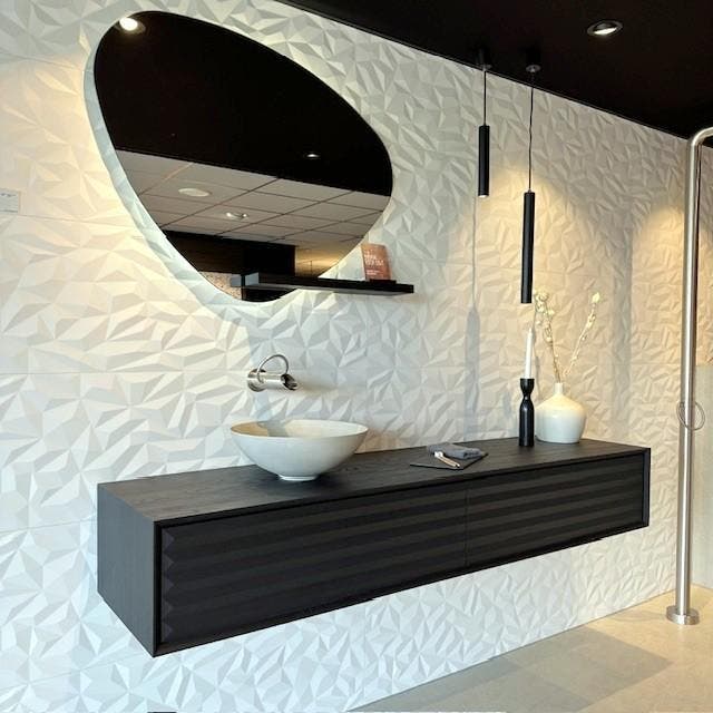 Looox Wave Facet Black 1900, Huis en Inrichting, Badkamer | Badkamermeubels