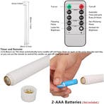 Led kaarsen ledcandle warmwit met afstandsbediening timer, Ophalen of Verzenden, Nieuw