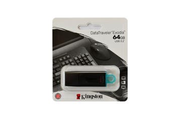 Kingston DataTraveler Exodia 64GB USB 3.2, Computers en Software, USB Sticks, Ophalen of Verzenden, Nieuw, Kingston, 64 GB