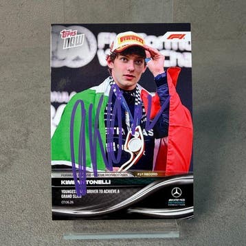 Mercedes - Topps Now - Youngest ever driver to achieve a, Verzamelen, Nieuw