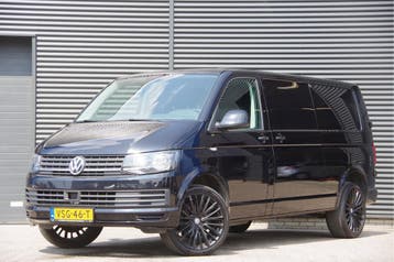 Volkswagen Transporter 2.0 TDI L2 EURO 6! 150PK, 2X SCHUIFDE, Stof, Gebruikt, Euro 6, Volkswagen