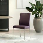 Leren eetkamerstoel Comfort - Toledo Aubergine (paars) -, Huis en Inrichting, Stoelen, Overige kleuren, Nieuw, Leer, Ophalen of Verzenden