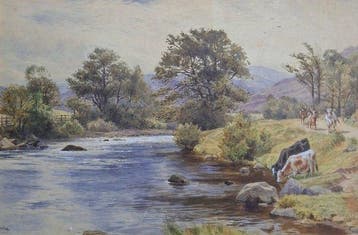 Walter H. W. Foster (act.1861-1888) - Paesaggistica