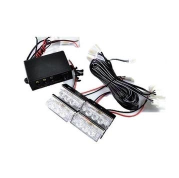 ORANJE 4 X 3 LED Flash zwaailicht 12V - flitser, Ophalen of Verzenden, Nieuw