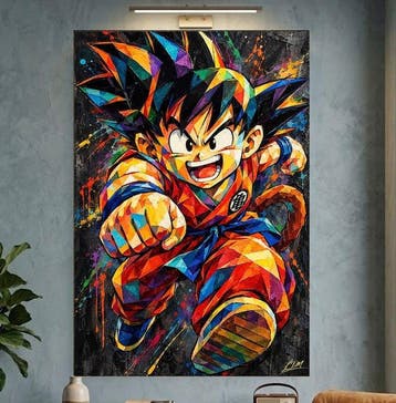 Ldm. - “Goku – Frammenti di Energia” by LDM - Tela XXL –, Nieuw