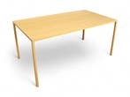 Arco Slim tafel 160x90 cm, fineer naturel, Overige plaatsen, Ophalen of Verzenden, Gebruikt, Tafel