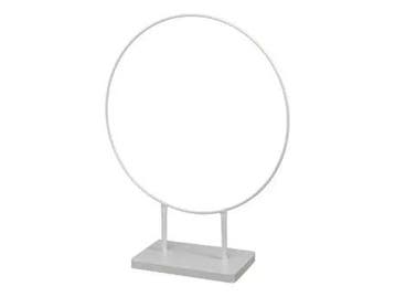 Metalen frame ring op voet dubbele poot wit ø 38x48.5 cm per, Ophalen of Verzenden, Nieuw