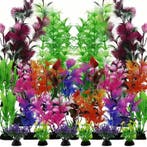 25/26-Delige Aquarium Planten Set Kunstmatige Decoratie, Dieren en Toebehoren, Vissen | Aquaria en Toebehoren, Verzenden, Nieuw
