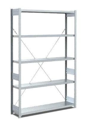 Bito legbordstelling h220 x b100 x d30 cm met 5 niveaus,, Ophalen of Verzenden
