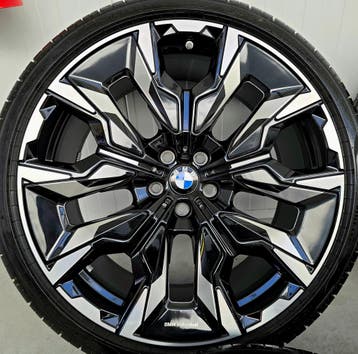 BMW i5 G60 G61 M60 945i Individual 21 inch velgen zomerband, 255 mm, Banden en Velgen, Nieuw, Personenwagen