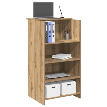 vidaXL Receptiebalie 55x50x103,5 cm bewerkt hout artisanaal, Verzenden, Nieuw