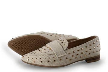 Nelson Loafers in maat 38 Beige, Kleding | Dames, Schoenen, Verzenden, Beige, Overige typen, Zo goed als nieuw
