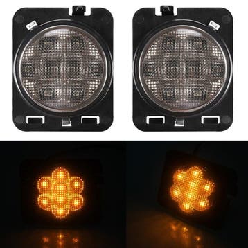 SK-Import Voor Richtingaanwijzer LED Zwart Jeep Wrangler, Ophalen of Verzenden, Nieuw, Jeep