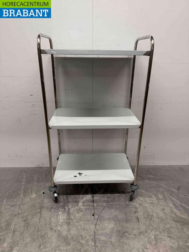 RVS Saro Serveerwagen 3 lagen 153,5 cm Horeca, Zakelijke goederen, Horeca | Keukenapparatuur, Nieuw zonder verpakking, Ophalen of Verzenden