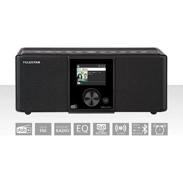 Internetradio met wifi en dab+ - DAB Radio - FM Radio - Zwar, Verzenden, Zo goed als nieuw