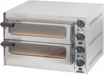RVS Pizza Oven 2 kamers | Ø35cm Casselin, Zakelijke goederen, Horeca | Keukenapparatuur, Verzenden, Nieuw in verpakking