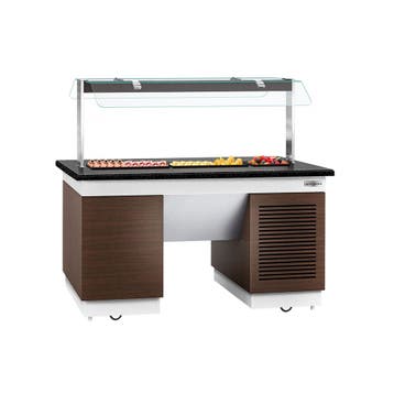 GGM Gastro | Buffet gekoeld DUBLIN - 1600mm - met gekoelde |, Zakelijke goederen, Horeca | Keukenapparatuur, Verzenden, Nieuw in verpakking