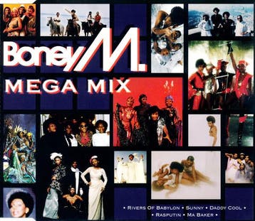 Boney M. - Mega Mix, Ophalen of Verzenden, Gebruikt