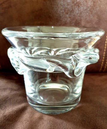 Daum Frères - Ijsemmer - sorcy - kristalglas - Daum ice