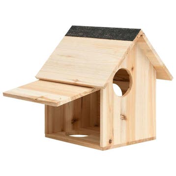 vidaXL Eekhoornhuisje 26x25x29 cm massief vurenhout, Dieren en Toebehoren, Verzenden, Nieuw