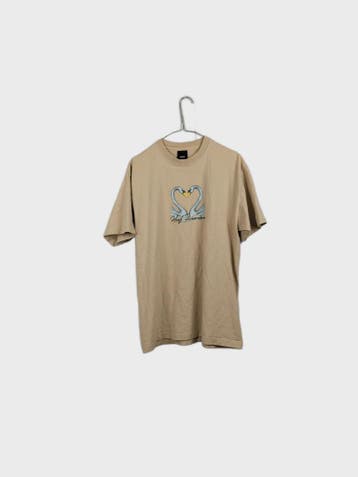 HUF T-shirts Dames maat L Beige Vintage, Ophalen of Verzenden, Nieuw