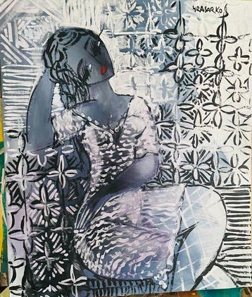 Hrasarkos (1975) - Nuit méditerranéenne - cubisme