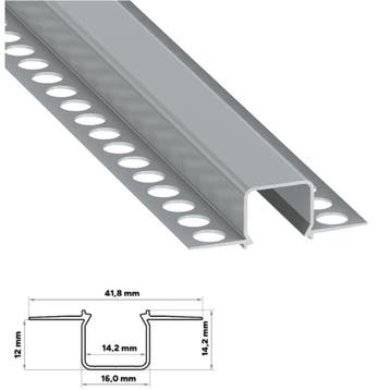 LED Strip Stuc Profiel | 2 Meter lang | Direct leverbaar, Ophalen of Verzenden, Nieuw