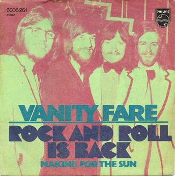 vinyl single 7 inch - Vanity Fare - Rock And Roll Is Back, Verzenden, Zo goed als nieuw, 7 inch, Rock en Metal