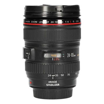Canon EF 24-105mm f/4L IS USM met garantie, Audio, Tv en Foto, Fotografie | Lenzen en Objectieven, Ophalen of Verzenden, Gebruikt