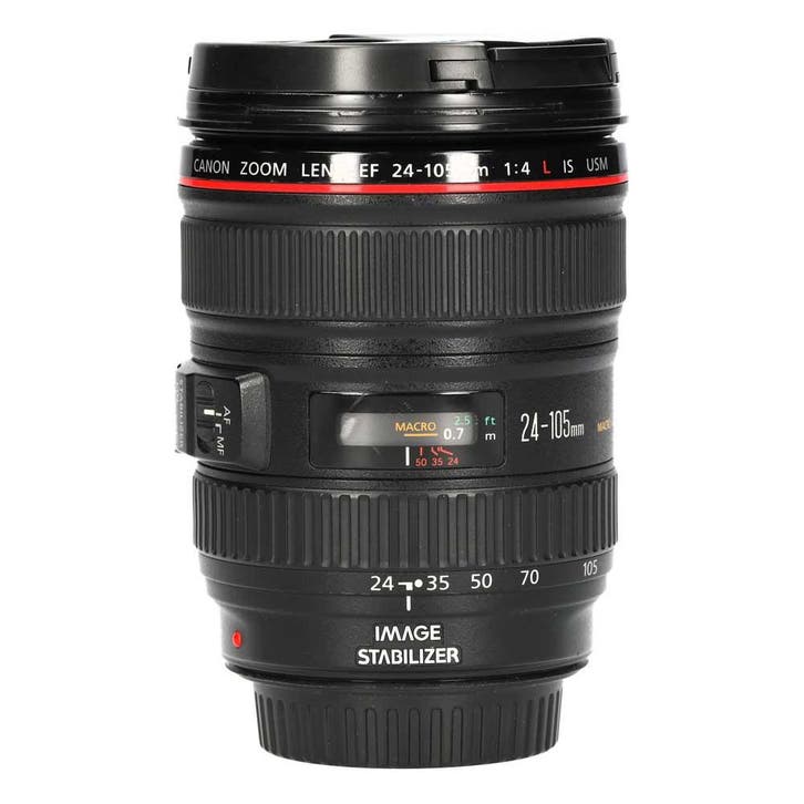 Canon EF 24-105mm f/4L IS USM met garantie, Audio, Tv en Foto, Fotografie | Lenzen en Objectieven, Gebruikt, Ophalen of Verzenden