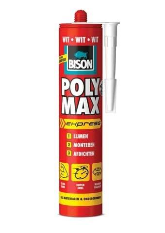 Bison Polymax Express Wit 425 gram, Ophalen of Verzenden, Nieuw