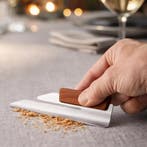 Triangle Kruimelverzamelaar, RVS 18/0 met pruimenhouten g..., Ophalen of Verzenden, Nieuw