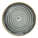 Pizza-/Pannenkoekenbord | Porselein | Green Circle | Ø310mm, Verzenden, Nieuw in verpakking