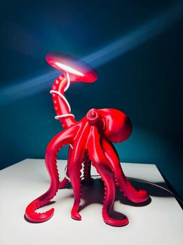 Tafellamp - Plastic - octopus