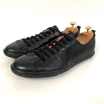 Prada Low-top Sneaker Black UK 7.5 - Sneakers - Maat: EU, Kleding | Heren, Nieuw
