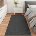 vidaXL Vloerkleden Rechthoekig PALMERAS Antraciet 150 x 80, Huis en Inrichting, Stoffering | Tapijten en Kleden, Verzenden, Nieuw