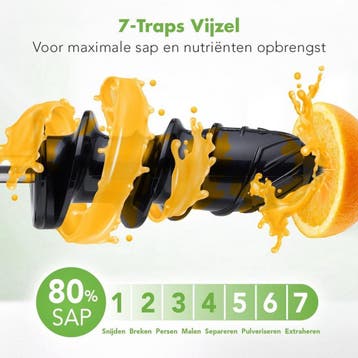 2dekans | KitchenBrothers Slowjuicer - Juicer - Groenten en, Ophalen of Verzenden, Zo goed als nieuw