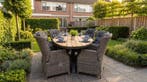 Akron-Darwin Verstelbare Tuinset 6 Personen - Teak / Kobo Gr, Tuin en Terras, Verzenden, Nieuw