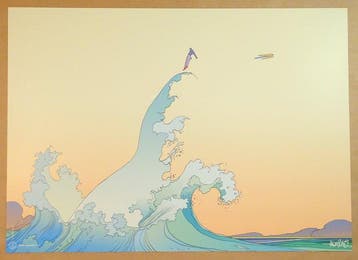 Moebius - 1 Offset Print - La grande vague, Boeken, Stripboeken, Nieuw