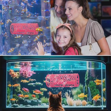 Aquarium Vis Tunnel Speelgoed - Betta & Guppy Hideout & Spee, Dieren en Toebehoren, Verzenden, Nieuw