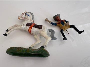 Durso - Figuur - cowboy buffalo bill a cheval durso très, Nieuw