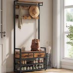 Kapstok met Schoenenbank – Scheidbaar Ontwerp en 10 Haken, Huis en Inrichting, Woonaccessoires | Kapstokken, Verzenden, Nieuw