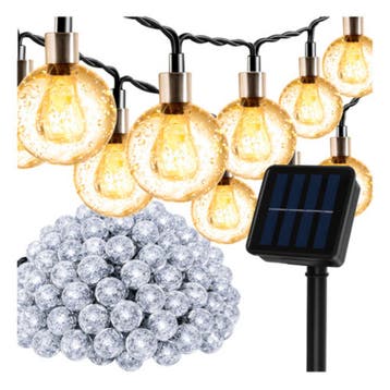 Gardlov Solar Lichtslinger 12m IP65 – Waterdichte Buitenv., Ophalen of Verzenden, Nieuw