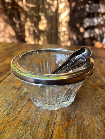 Schaal (2) - kandijpotje - .835 zilver, .800 zilver -, Antiek en Kunst