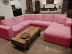 U-Bank Berlicum - u-banken - Roze, Nieuw, 150 cm of meer, Stof, 250 tot 300 cm