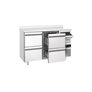 GGM Gastro | Barkoelkast PREMIUM - 1580x600mm - 365l - met 4, Verzenden, Nieuw in verpakking, Meubilair