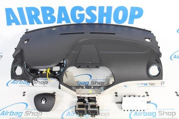 AIRBAG SET – DASHBOARD ZWART BEIGE STIKSEL RENAULT CAPTUR, Gebruikt, Renault
