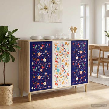 vidaXL Dressoir MAINZ Sonoma 102 x 33 x 75 cm Bewerkt hout, Huis en Inrichting, Kasten | Dressoirs, Verzenden, Nieuw, Overige houtsoorten