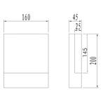 Huisnummer Verlichting - Trion Pecano - 6W - Warm Wit 3000K, Nieuw, Ophalen of Verzenden, Hanglamp, Led
